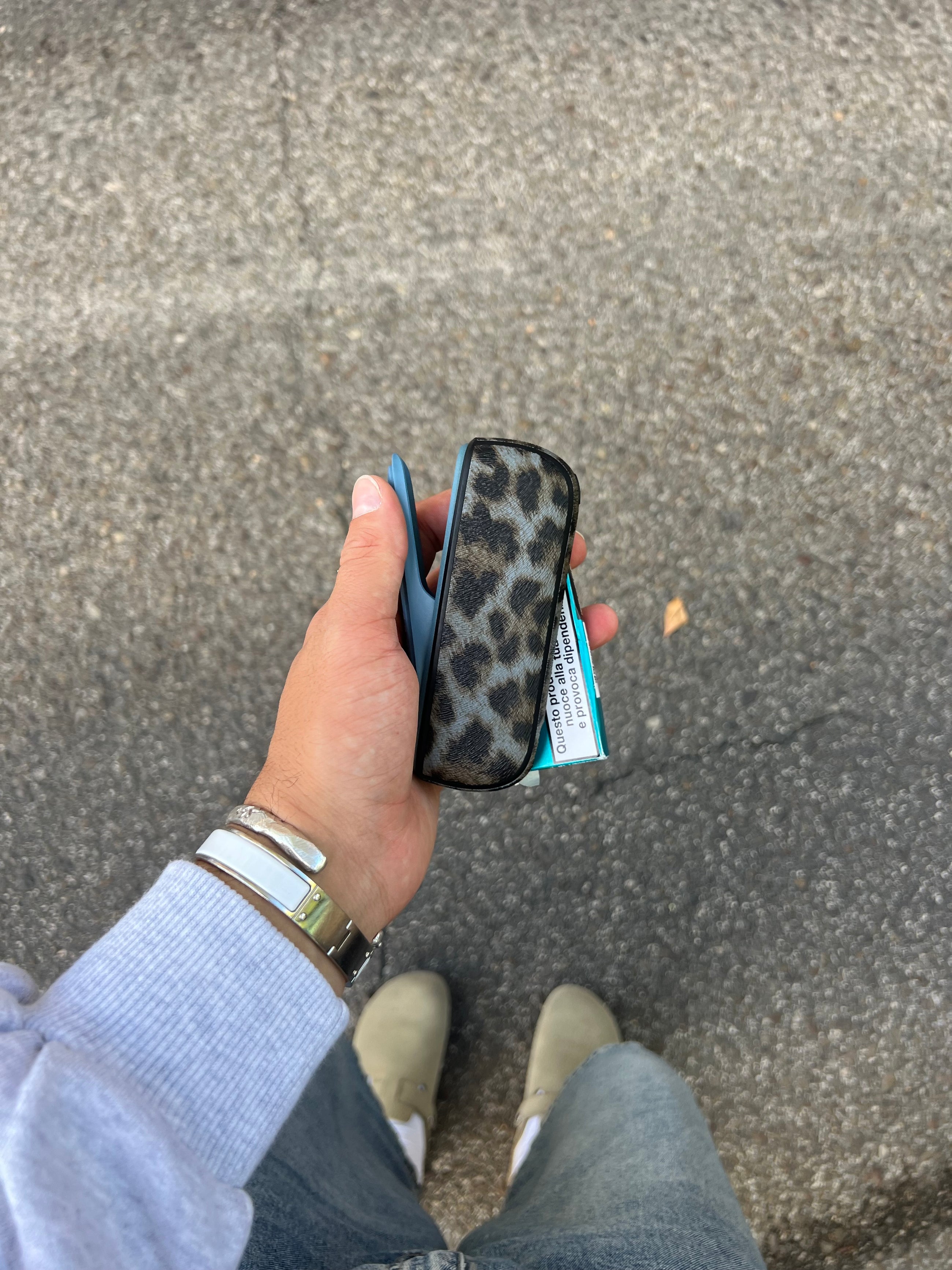 Leopard Print Leather Case
