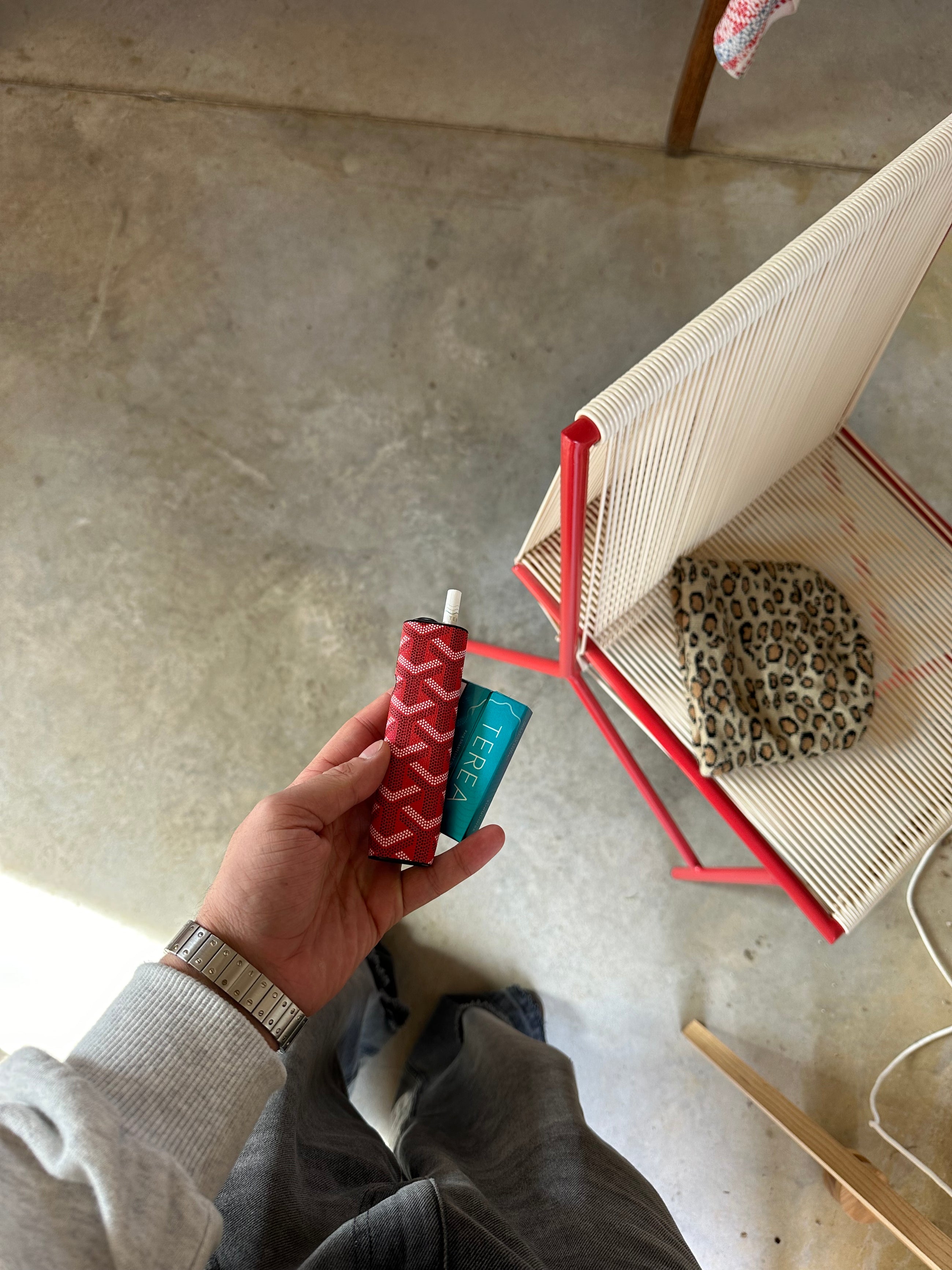 Vitello One Red Case — Compatible with ILUMA ONE