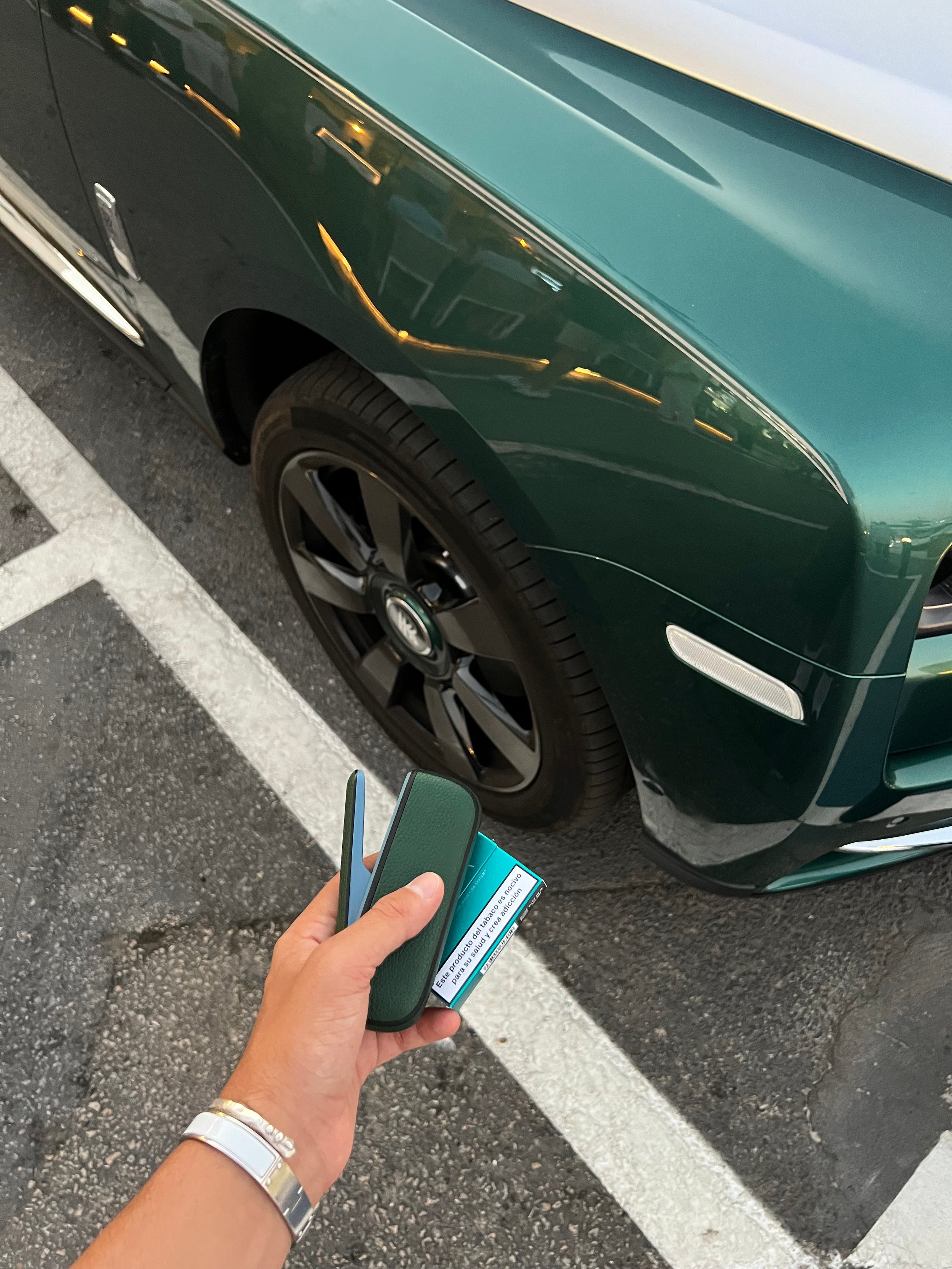 Leopard Lichee Leather Case