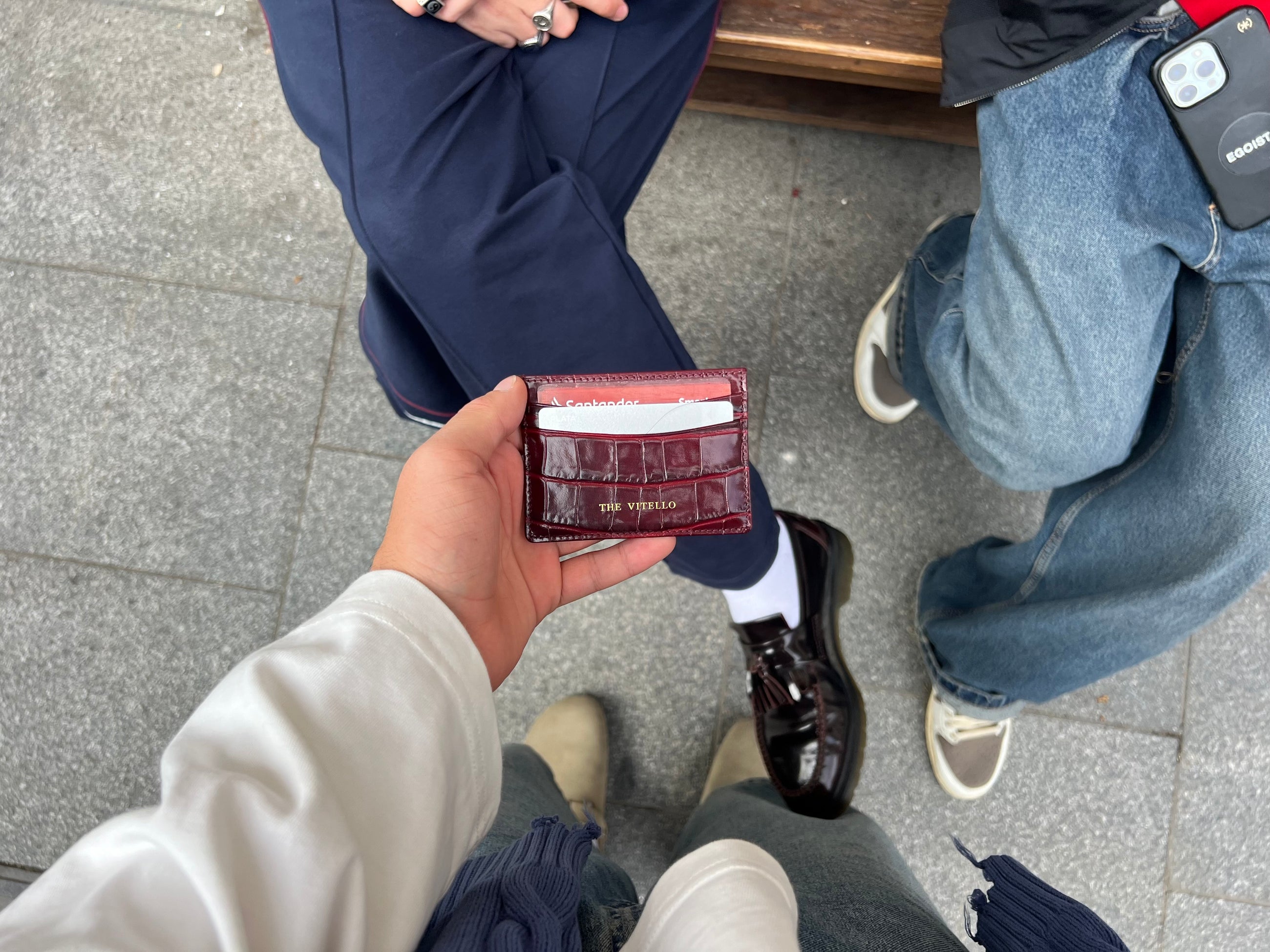 Croco Leather Cardholder