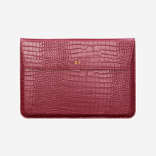 Burgundy Croco Case