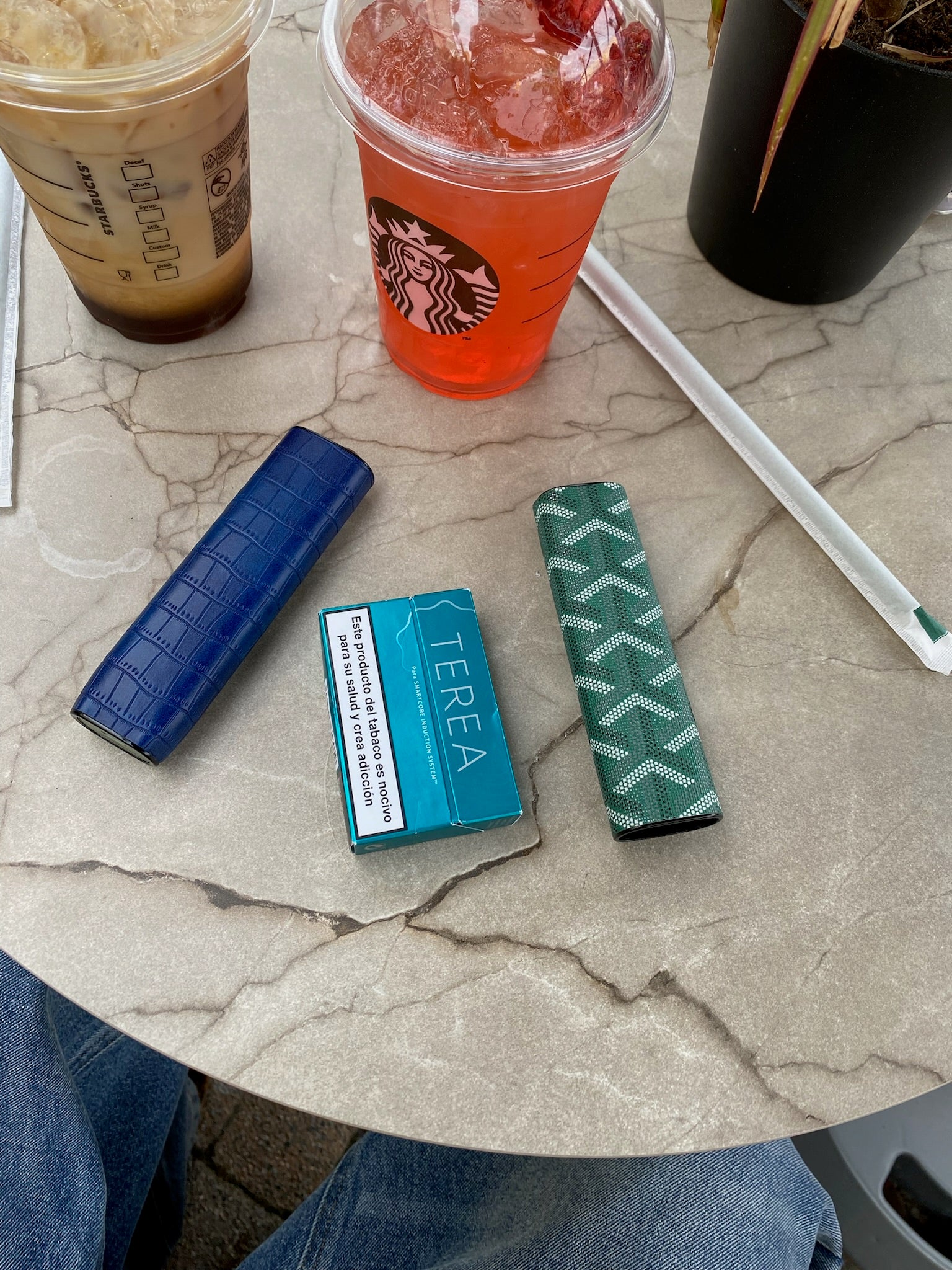 Vitello One Sapphire Croco Case — Compatible with ILUMA ONE