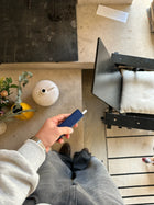 Vitello One Sapphire Croco Case — Compatible with ILUMA ONE