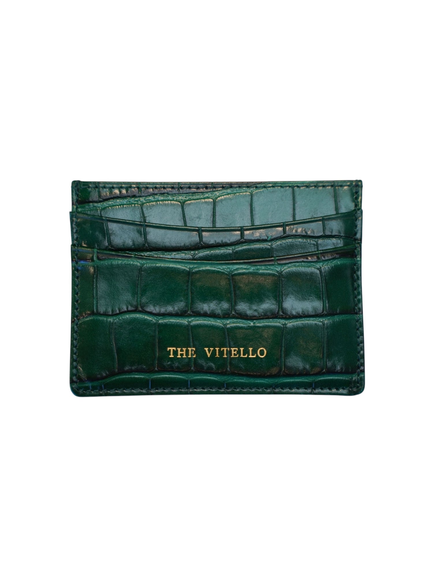 Green Leather Cardholder
