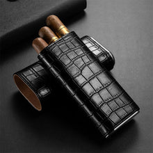 Cigar Case Black Croco